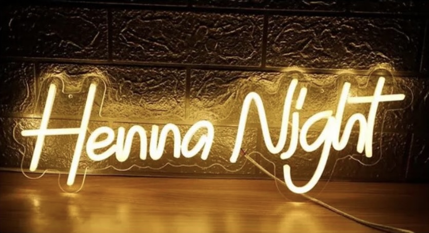 neon « Henna night »